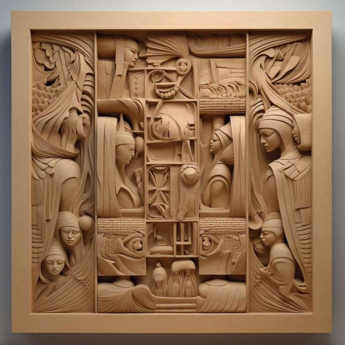 نموذج ثلاثي الأبعاد لآلة CNC 3D Art 